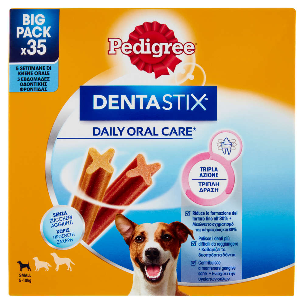 Pedigree Dentastix Small 35pz – Cani di Taglia 5-10kg Pedigree Dentastix Small 35pz – Cani di Taglia 5-10kg